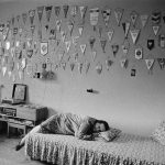 Lidé, doma. Praha, 70. léta., Ateliér Josefa Sudka