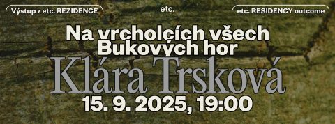 Klára Trsková: Na vrcholcích všech Bukových hor ~ Klára Trsková